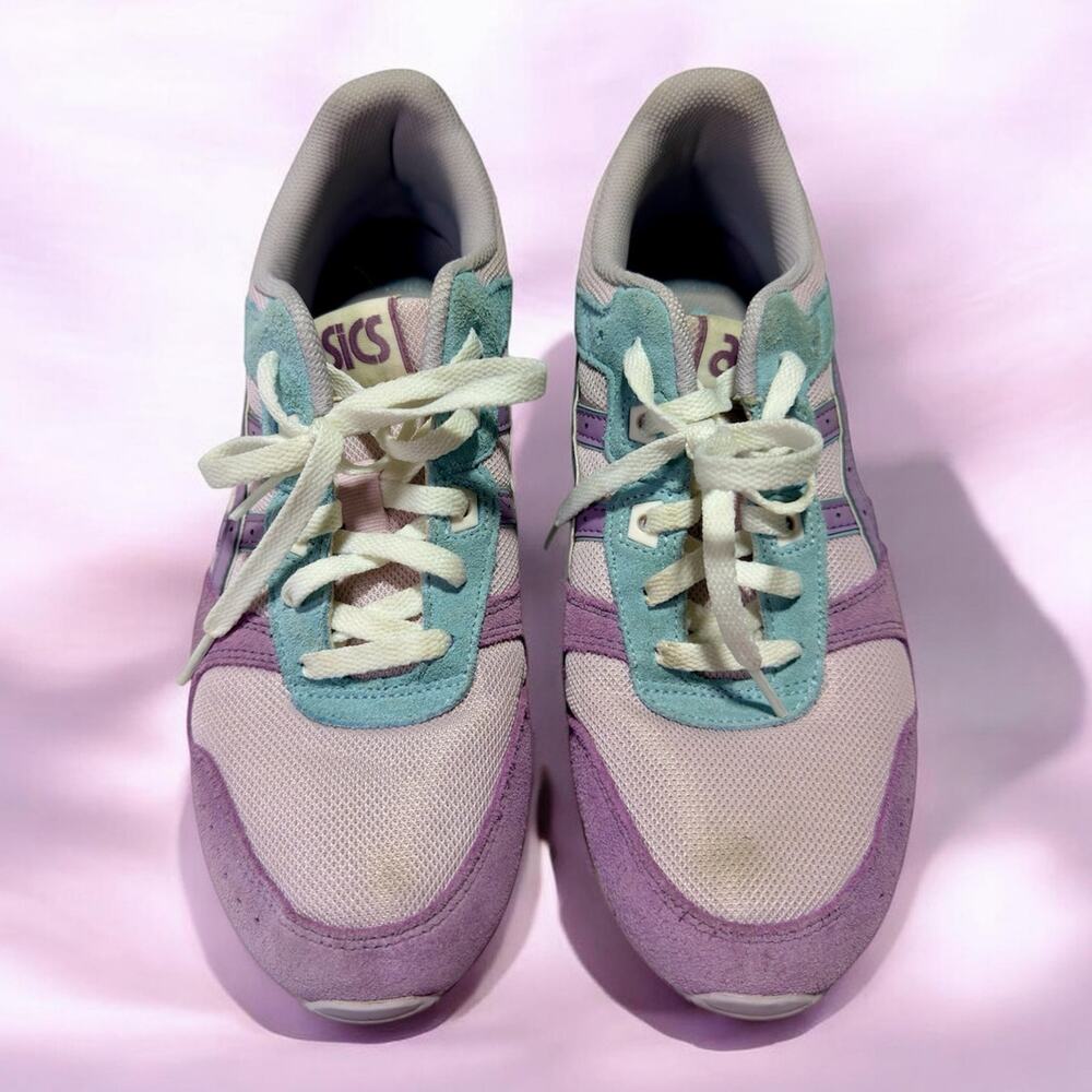 Asics Gel-Lyte V Women’s Sneakers Size 8 Pastel Purple Teal Mesh